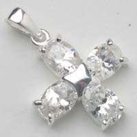 Silver Pendant Cross Small 925 Sterling