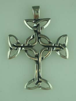 Silver Pendant Cross Celtic 925 Sterling