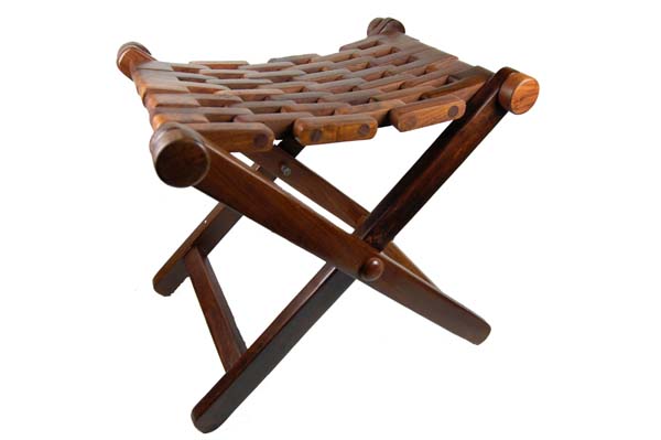 Stool Wood Folding Plain 40x32x45cm