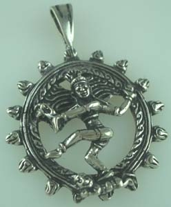 Silver Pendant Shiva 925 Sterling