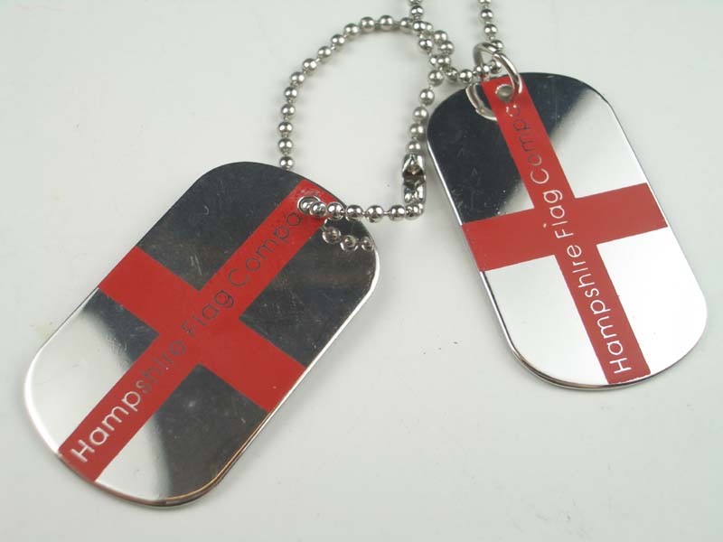 Dog Tag St George Stainless Steel