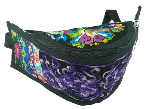 Bag Guatemalan Colour Design L30cm H10cm Strap Is 80cm