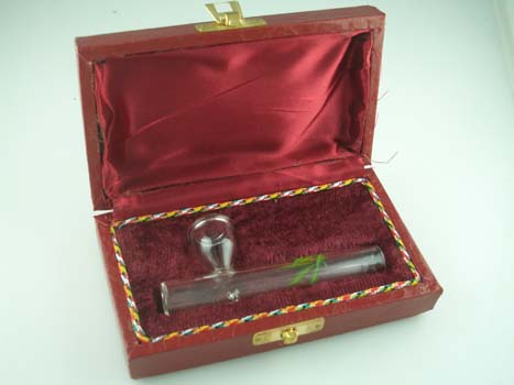 PIPE GLASS W/LEAF