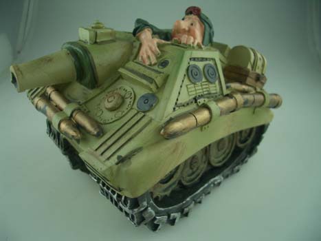 ARMY TANK MONEY BOX 15CM