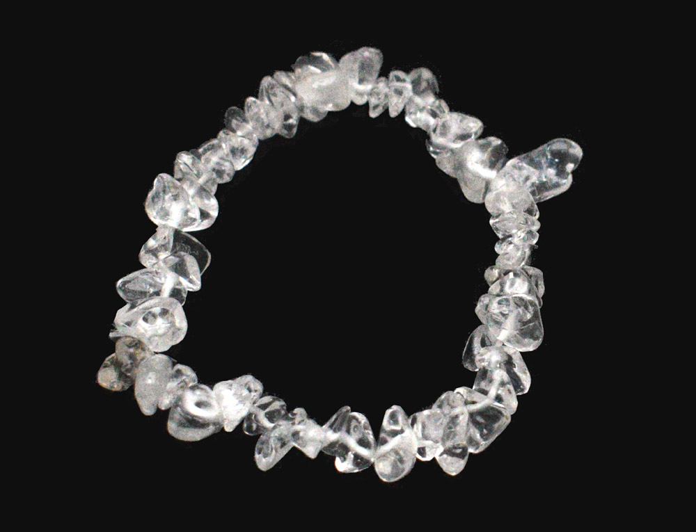 Bracelet Stone Chip Clear Quartz