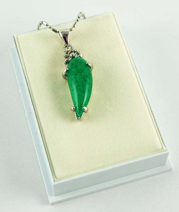Pendant Stone Bell Pepper Shape