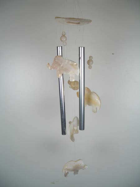 Wind Chime Shell Elephant