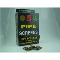 Gauze Pipe Screens 100 Packs Of 5