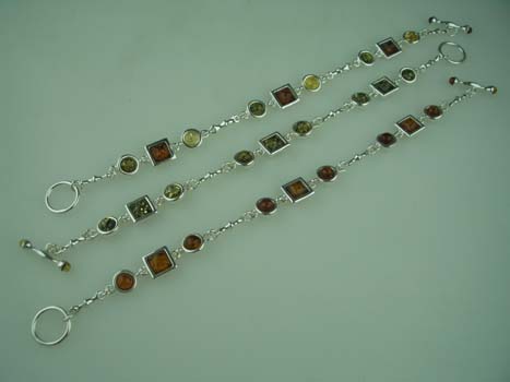 B/LET AMBER SQUARE/ROUND STONE