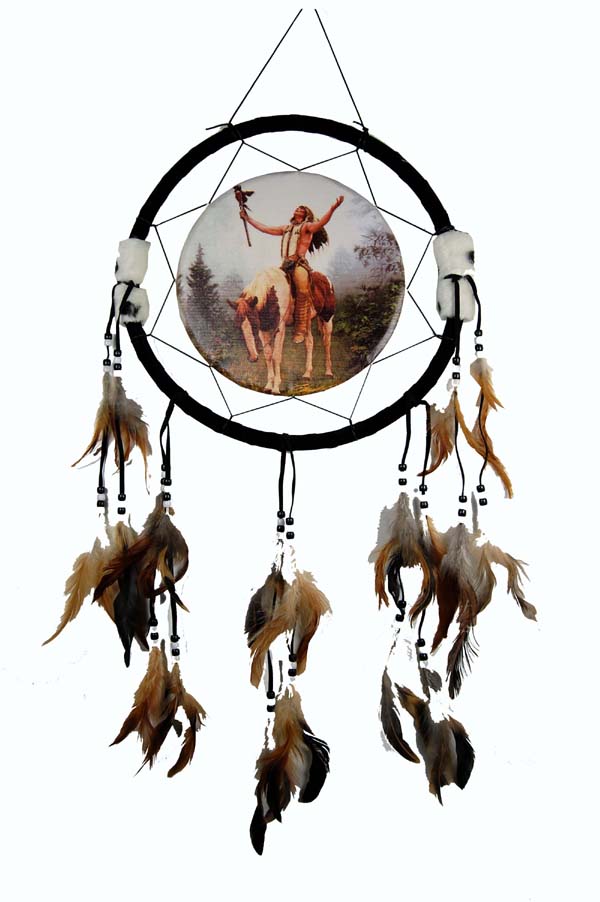 Dream Catcher Indian On Horse