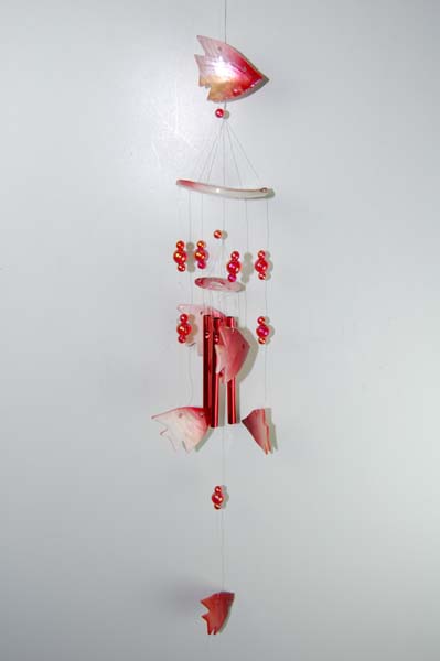 Wind Chime Fish Red