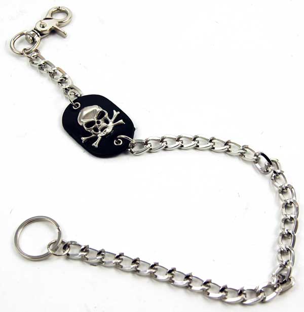 Keyring Chain Skull & Bones