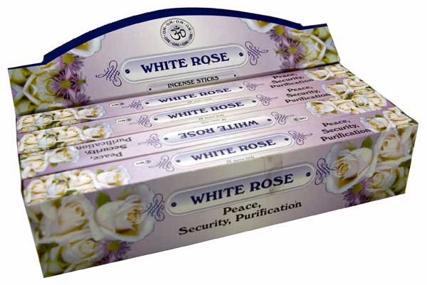 Incense Stick White Rose 24 Packs Containing 10 Sticks*MORE INFO