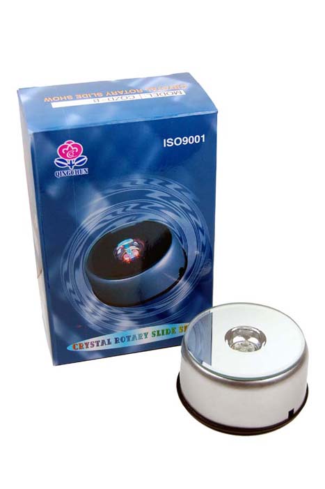 Light Box Rotating For Crystals 4 Led H4.5xw9cm