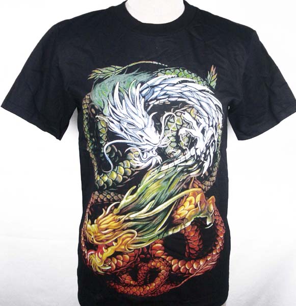 T-Shirt Medium Two Dragons