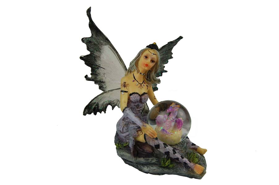 Fairy Sitting With Ball 16cm