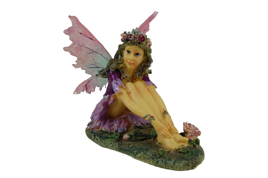 Fairy Sitting On Base 15.5cm