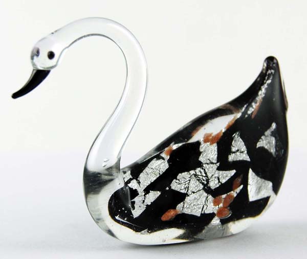 Swan Glass Blk/Clear