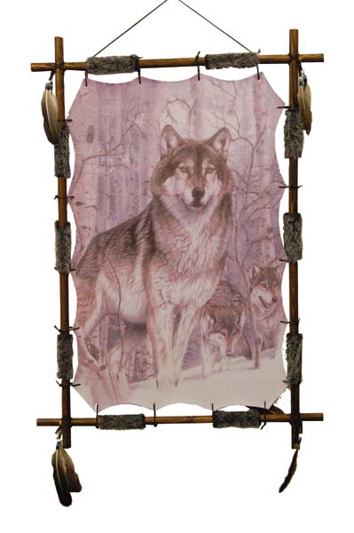 Frame Wooden Wolves Pack