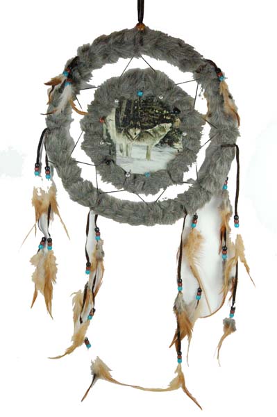 Dream Catcher Fur Wolves Snow
