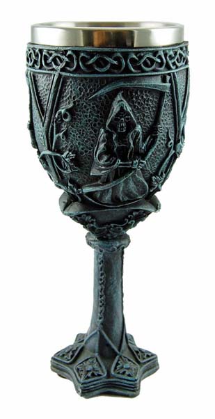 Goblet Black Grim Reaper 18.5cm