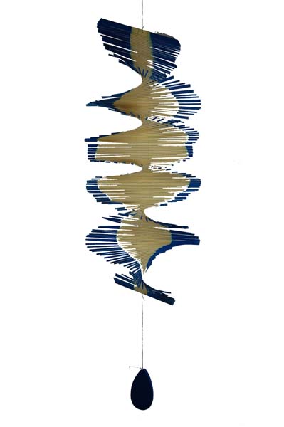 Mobile Bamboo Turquoise Edge 50x20cm