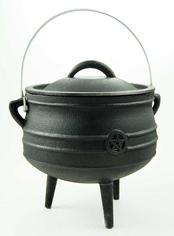 Cauldron Pot Pentagram W19.5xd15cm