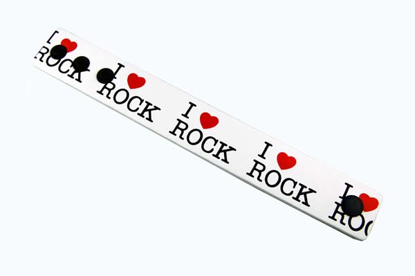 Bracelet Check I Love Rock