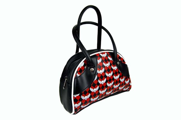 Bag Argyle And Skull Wings