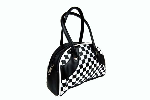Bag Check Black And White