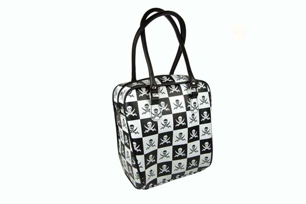 Bag Pvc Check Skull And Sword