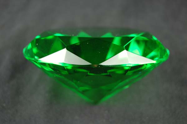 Crystal Diamond Green 100mm