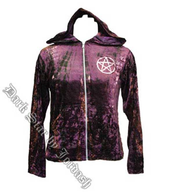 Jordash Jd/Ts/82rv Tie Dye Velvet Zip Hoody