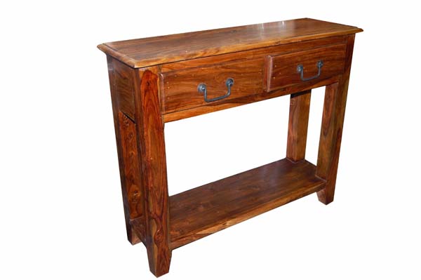 Furniture Console Table 2 Drawer L-W-H 90x30x76cm