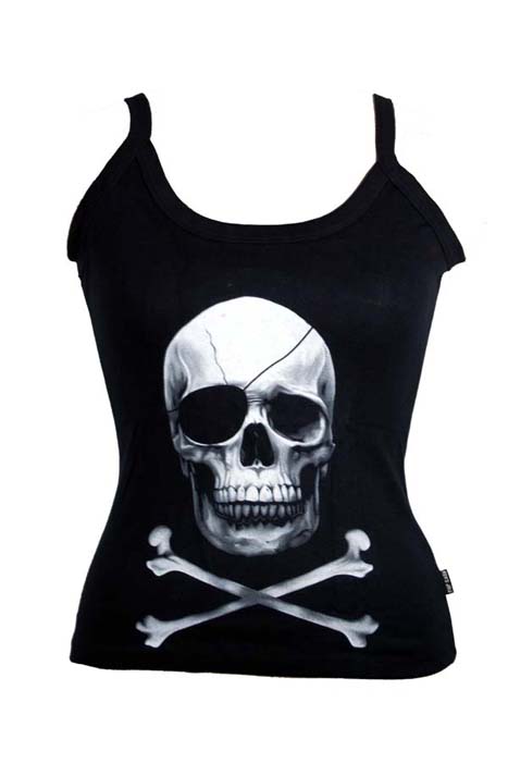 T-SHIRT LADIES X LARGE SKULL AND BONE