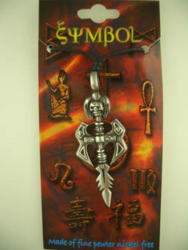 Pendant Pewter Sword With Head