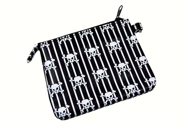 Purse Black And White Stripes With Skulls Pack Of 4