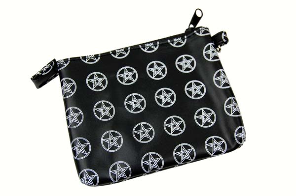 Purse Black With Pentagram Symbols Pack Of 4
