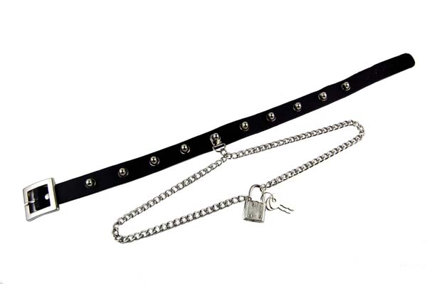 Choker Gothic Lock And Chains