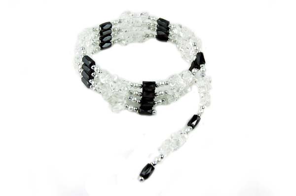 Wrap Around Necklace Or Magnetic Bracelet  Clear