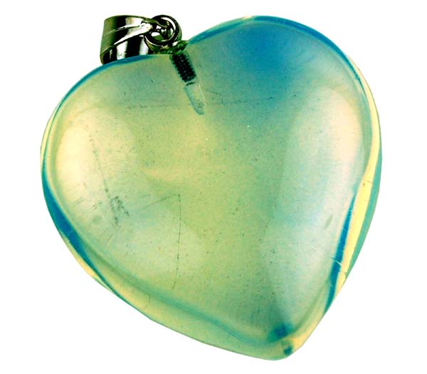 Pendant Moonstone Heart 25mm