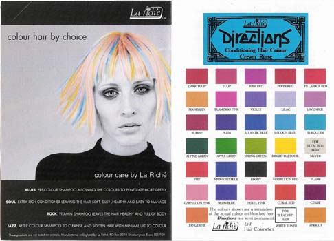 Hair Colour Directions 4 Pots Per Box
