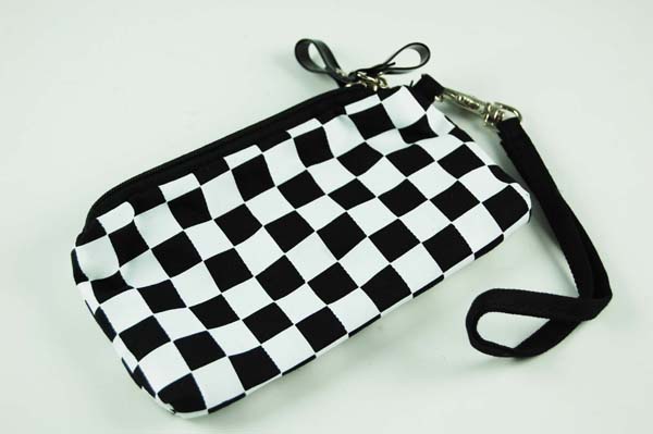 WALLET COTTON CHECK BLACK AND WHITE 4PCS