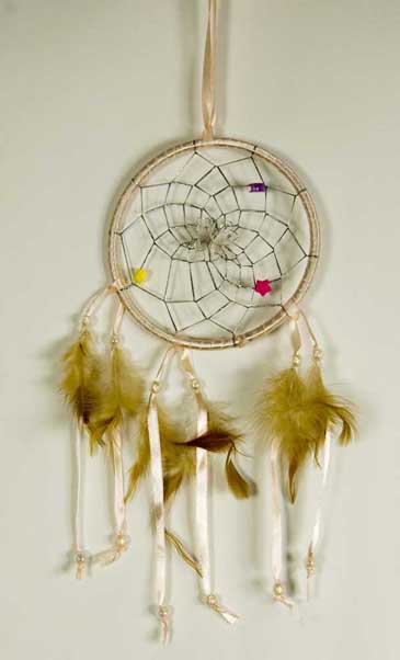 Dreamcatcher Natural 4pcs 5 Inch