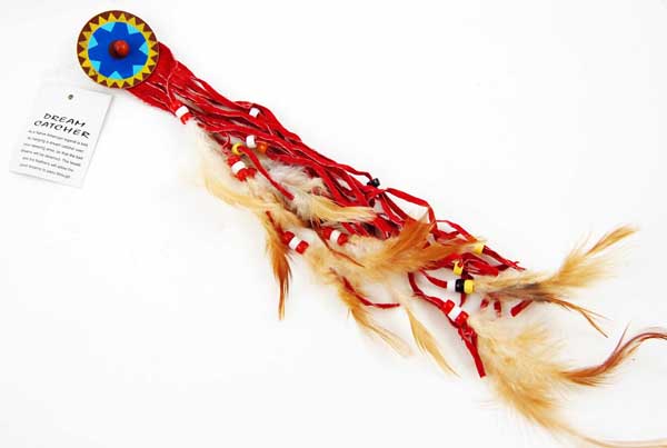 Hair Grip Dreamcatcher Red 2 Inch