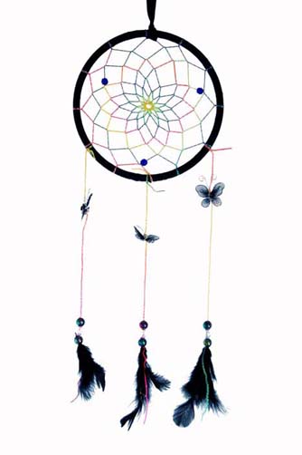 Dreamcatcher Black 4pcs 5 Inch