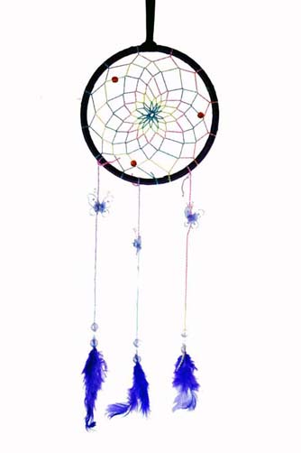 Dreamcatcher Purple 4pcs 5 Inch