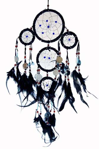 Dreamcatcher Black 5 Circles