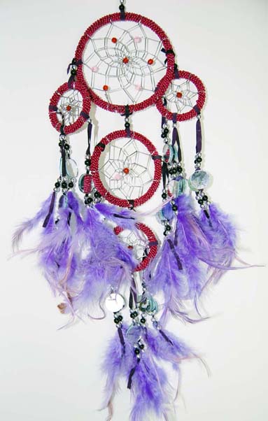 Dreamcatcher Purple 5 Circles