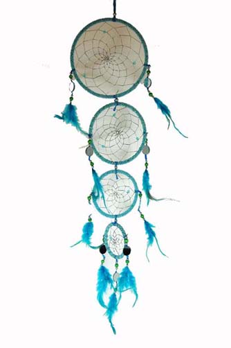 Dreamcatcher Blue 4 Circles